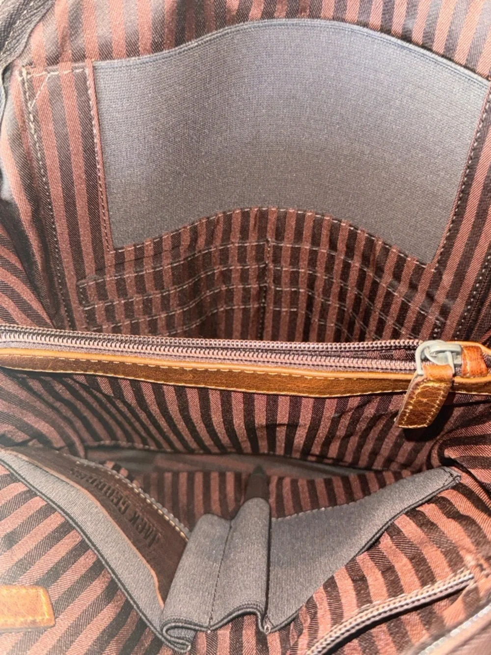 Jack Georges Voyager Small Leather Backpack - Brown excellent condition